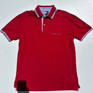 Tommy Hilfiger red polo‎ shirt - M